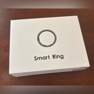 QRing R03+ Smart Ring Fitness Tracker Sleep Heart Rate Waterproof Size 7 NIB